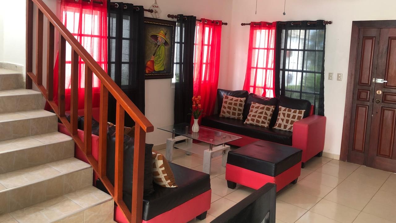 House for sale in Costámbar, Puerto Plata, Dominican Republic 2 levels, furnished