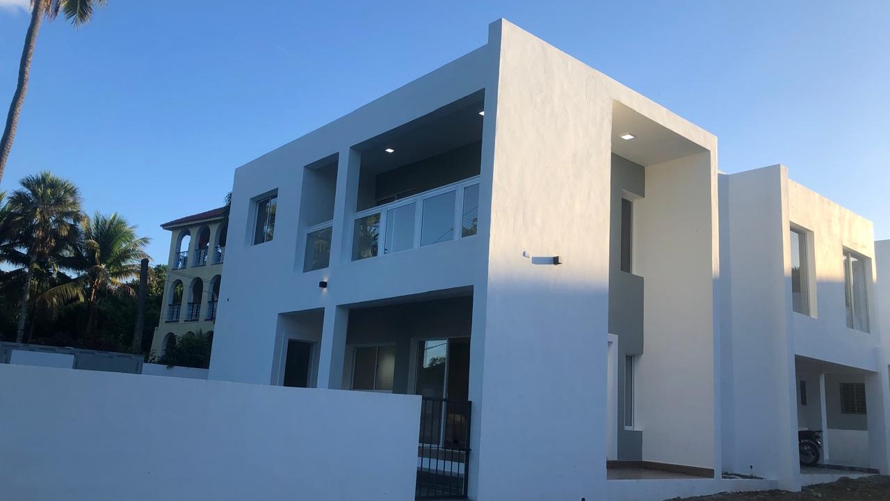 House for sale Costambar, Puerto Plata 2 levels semi furnished Just finished